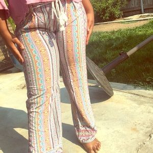 Multiple pattern and color tight fitting pants